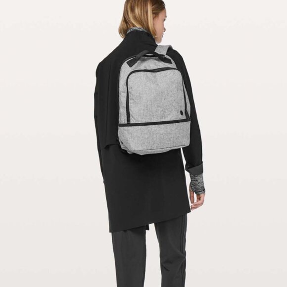 NWOT Heathered Black lululemon City Adventurer Backpack *17L main image 9